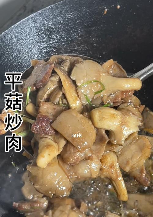 小平菇炒瘦肉，美味又营养（一道简单易学的家常菜）