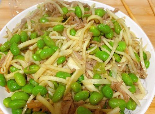 家常菜——肉丝炒茭白（健康美味）